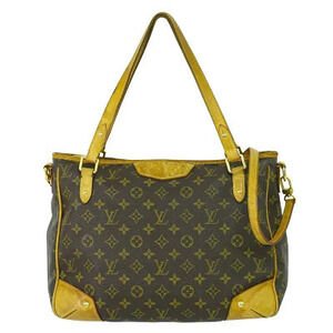 Louis Vuitton LV Estrella Monogram Tote Shoulder Bag Canvas Leather Brown